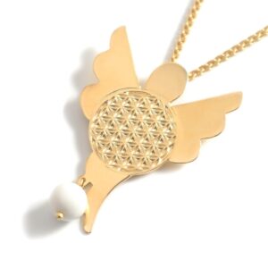 Collana Angelo in argento placcato di Synergos