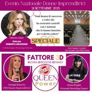 SOLD_OUT_Queen_Power_Evento_Nazionale_Circuito_Donne_Imprenditrici_Ospite_Roberta_Bruzzone_Treviso